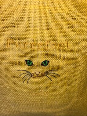 Cat Tote Bag in Mustard Yellow